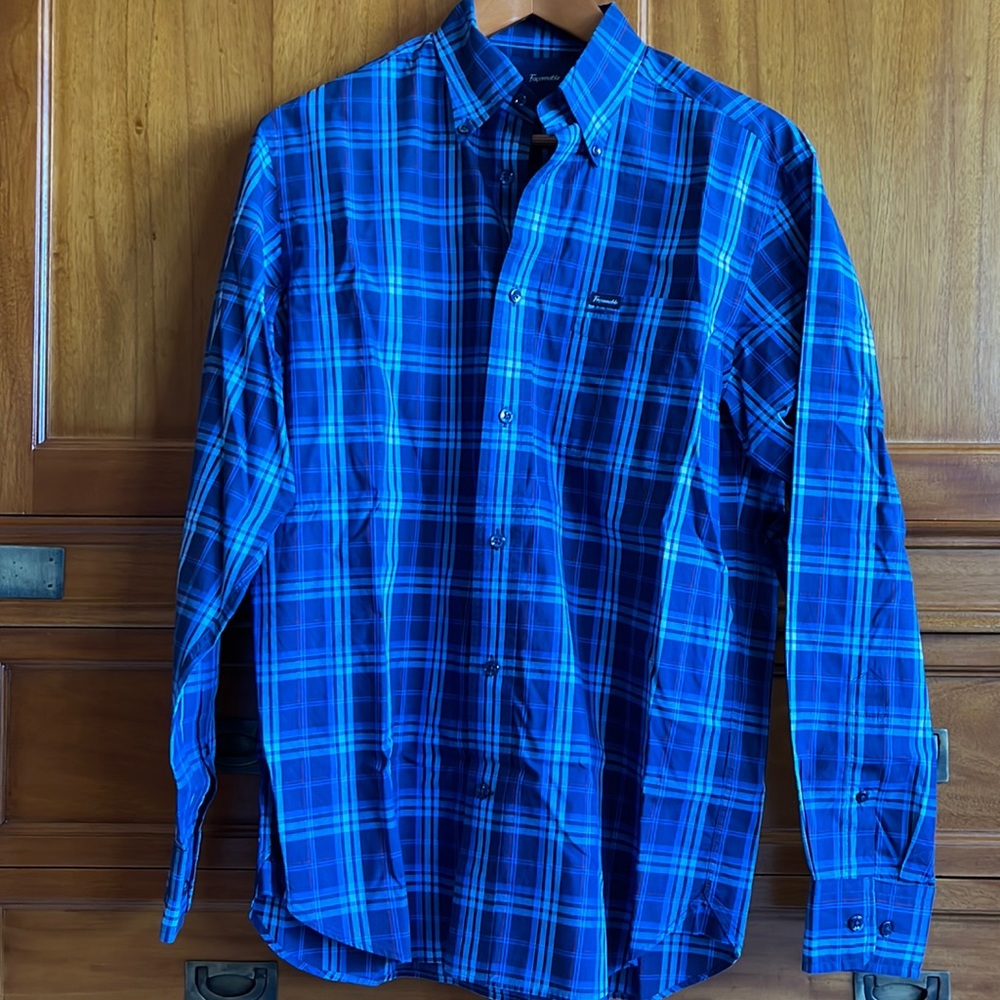 Faconnable Men’s Long Sleeve Button Down Size Small